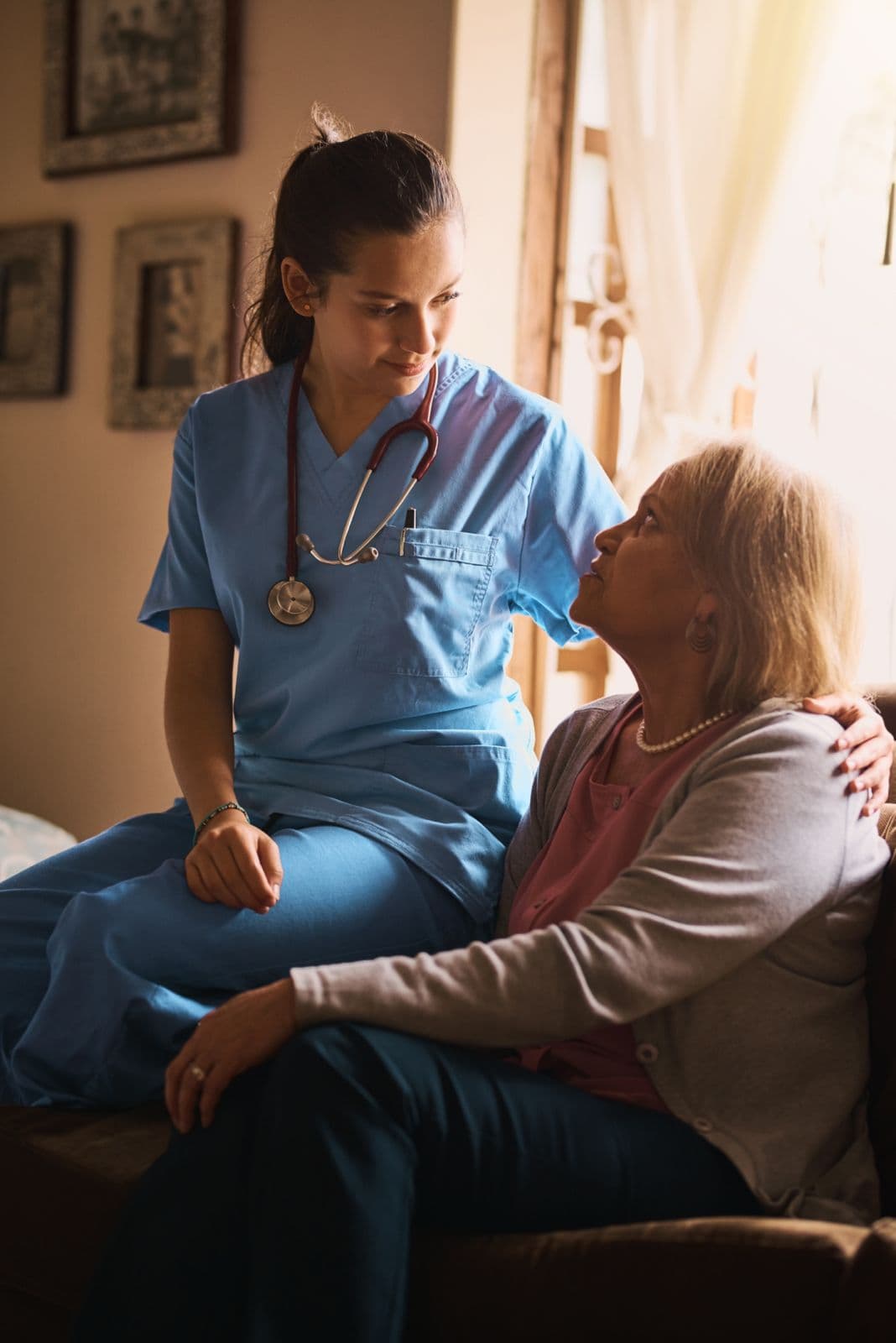 A Spiber Med clinician in a modern healthcare facility